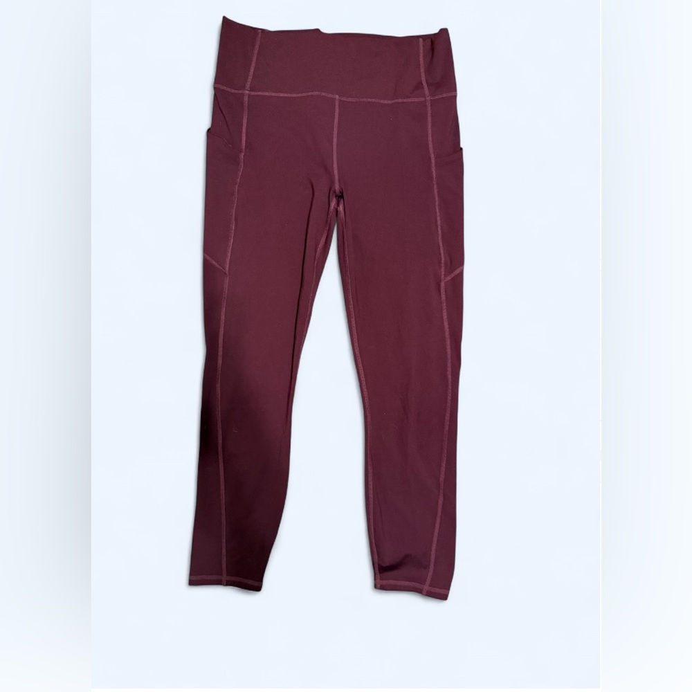 Fabletics Deep Burgundy Leggings